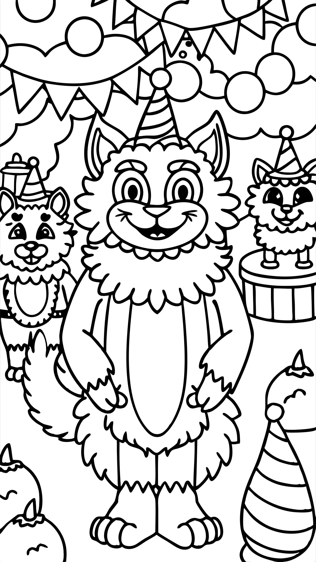 furries coloring pages